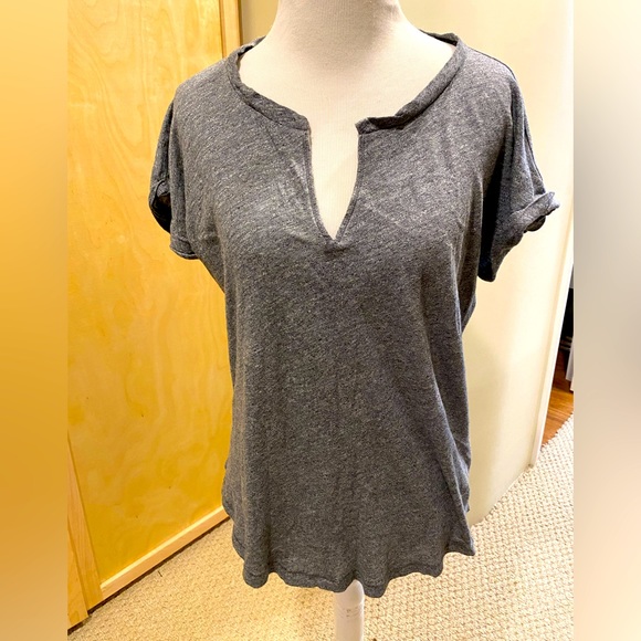Super cute grey Madewell tee Size Medium - Picture 1 of 6